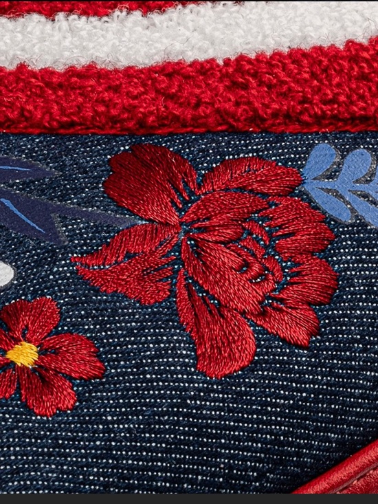 Marvel Loungefly Captain America 80th Anniversary Floral Shield Crossbody Purse - Picture 6 of 13